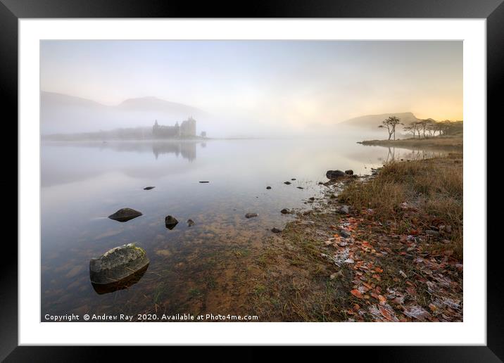Morning at Loch Awe Framed Mounted Print by Andrew Ray