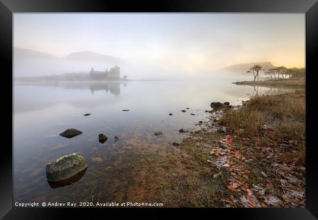 Morning at Loch Awe Framed Print by Andrew Ray