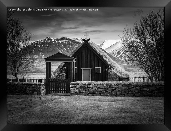 Vidimyri Church, North Iceland Framed Print by Colin & Linda McKie