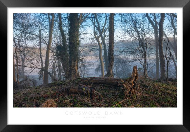 Cotswold Dawn Framed Print by Andrew Roland