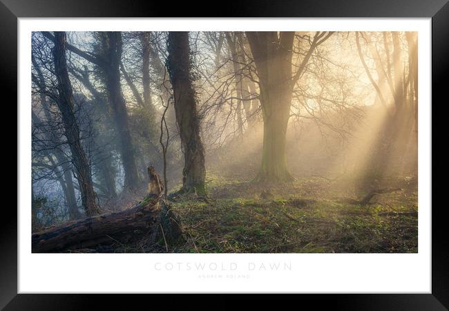 Cotswold Dawn Framed Print by Andrew Roland