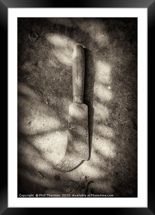 Traditional tools series No. 2 Framed Mounted Print by Phill Thornton
