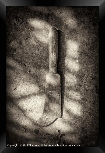 Traditional tools series No. 2 Framed Print by Phill Thornton