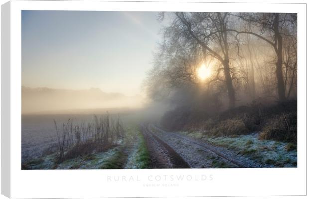 Rural Cotswolds Canvas Print by Andrew Roland