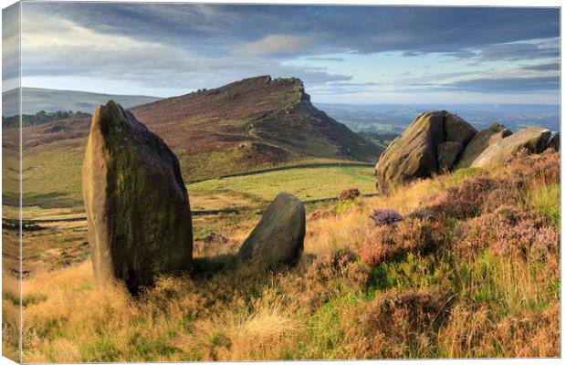 Towards Hen Cloud (from the Roaches) Canvas Print by Andrew Ray