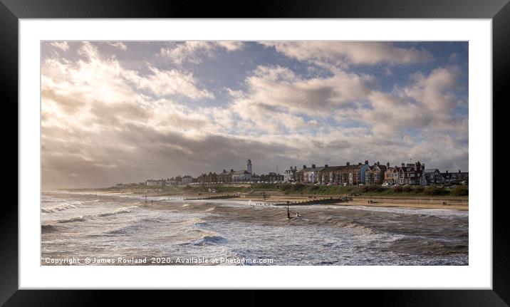 Southwold in the Winter Sun Framed Mounted Print by James Rowland