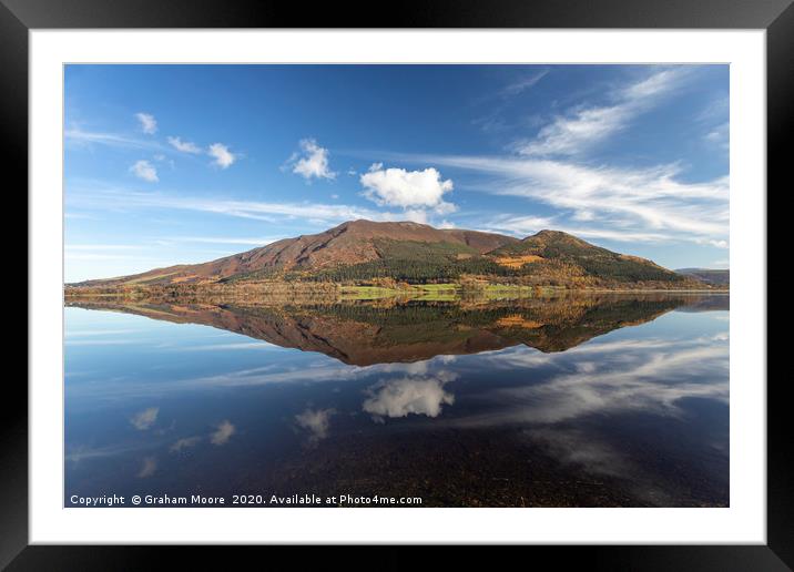 Bassenthwaite and Skiddaw Framed Mounted Print by Graham Moore