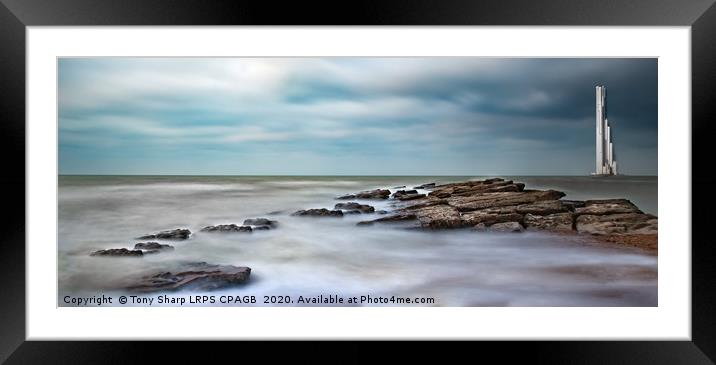 DISTANT LIGHTHOUSE Framed Mounted Print by Tony Sharp LRPS CPAGB