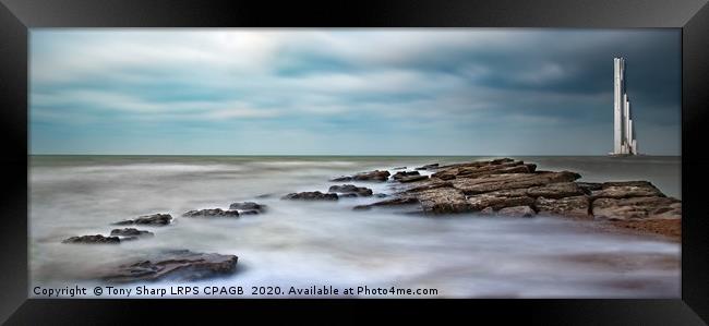 DISTANT LIGHTHOUSE Framed Print by Tony Sharp LRPS CPAGB