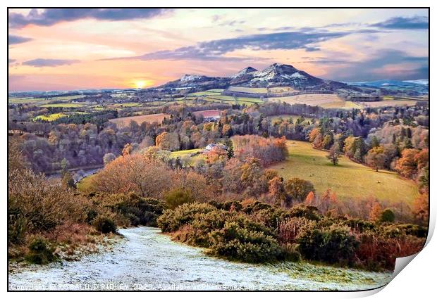 "Touch of snow on the Eidons " Print by ROS RIDLEY