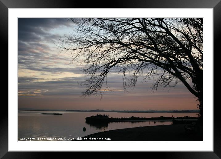 strand gillingham kent Framed Mounted Print by zoe knight