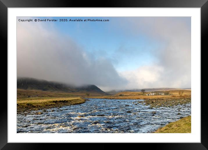 Upper Teesdale Light and Cloud Framed Mounted Print by David Forster