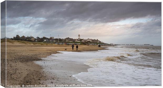 Southwold Beach Canvas Print by James Rowland