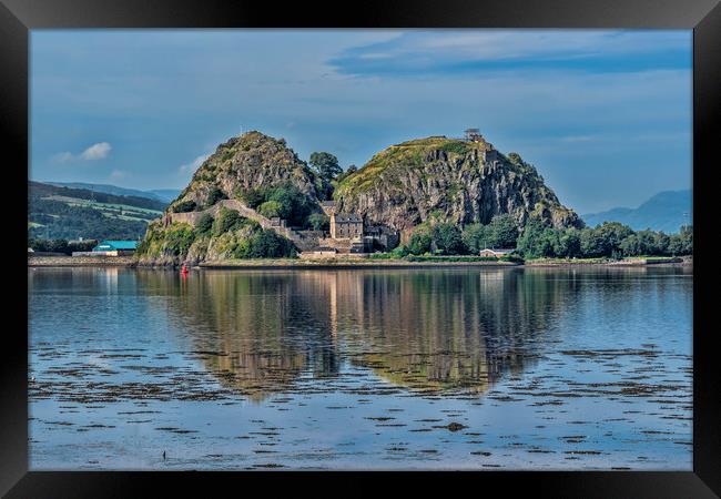 Dumbarton Castle Framed Print by Valerie Paterson
