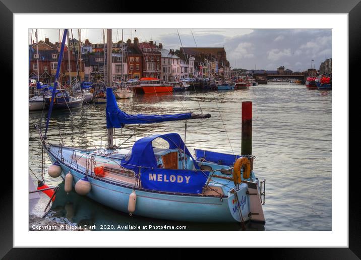 Melody Framed Mounted Print by Nicola Clark