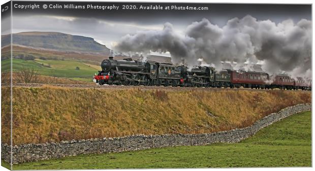 The Citadel Steam Special 9.11.2019 Canvas Print by Colin Williams Photography