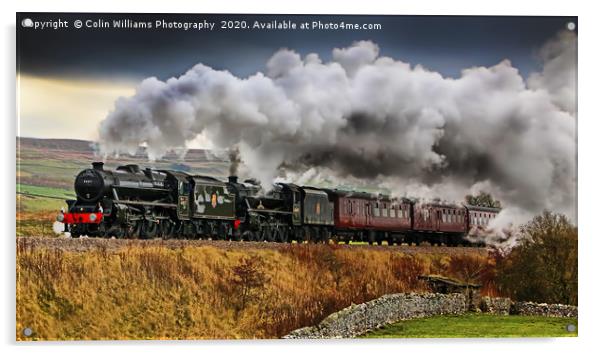 The Citadel Steam Special 9.11.2019 - 2 Acrylic by Colin Williams Photography