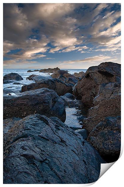 Rocks and sea Print by Keith Thorburn EFIAP/b