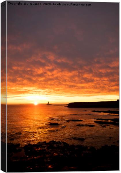 Peaceful start to Christmas Day Canvas Print by Jim Jones