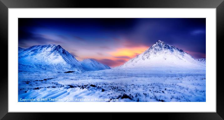 Buachaille Etive Mor No.6 Framed Mounted Print by Phill Thornton