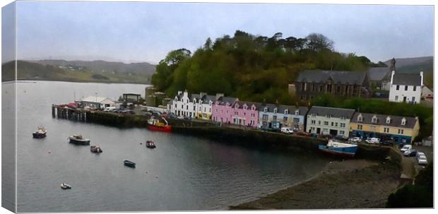 portree-skye Canvas Print by dale rys (LP)