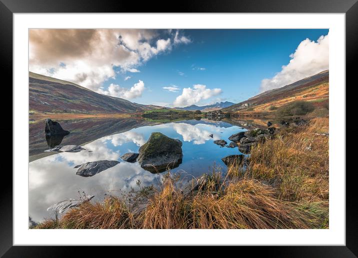 Mirror lake Framed Mounted Print by Jonathon barnett