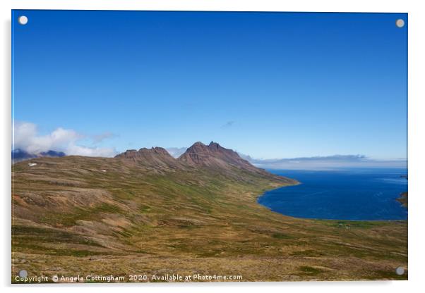 Westfjords Landscape, Iceland Acrylic by Angela Cottingham