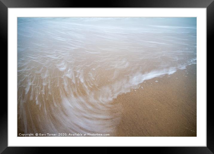 Seaham Tide V Framed Mounted Print by Gary Turner