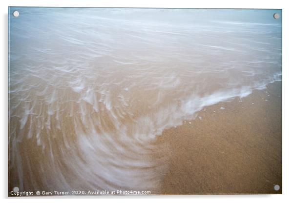 Seaham Tide V Acrylic by Gary Turner