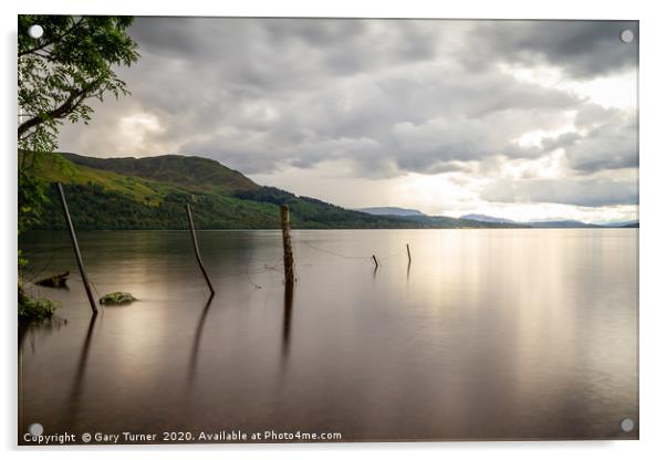 Early Evening On Loch Rannoch Acrylic by Gary Turner