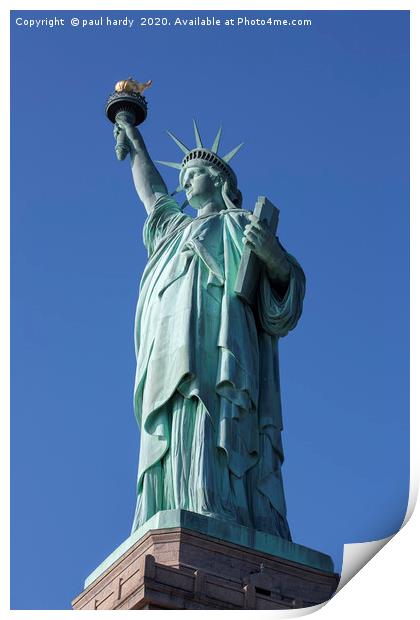 Statue of Liberty Print by conceptual images