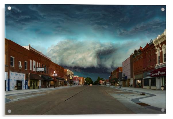 Wild West Supercell Acrylic by John Finney