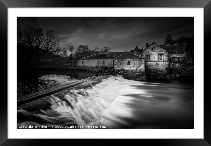 White Cart Water, Pollok Park Framed Mounted Print by Angela H