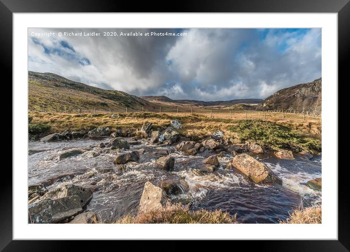 Over Blea Beck  to Cronkley Fell, Teesdale Framed Mounted Print by Richard Laidler