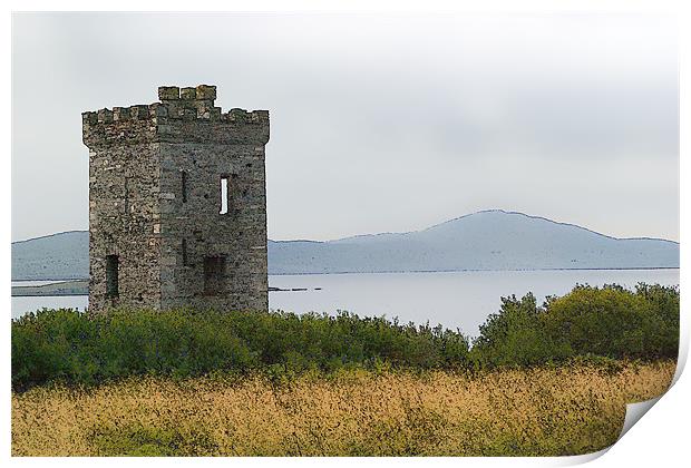 Irish Watch Tower Print by Brian Beckett