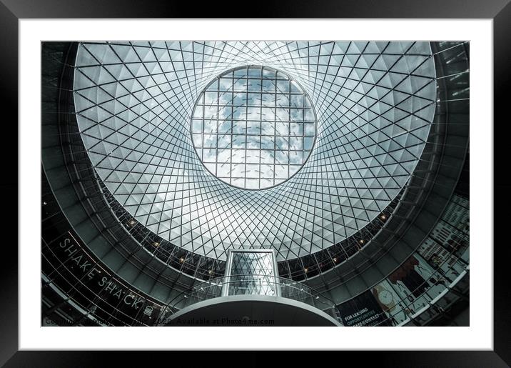 Fulton Center, New York Framed Mounted Print by Martin Williams