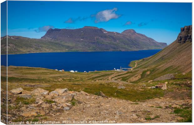 Djupavik, Iceland Canvas Print by Angela Cottingham