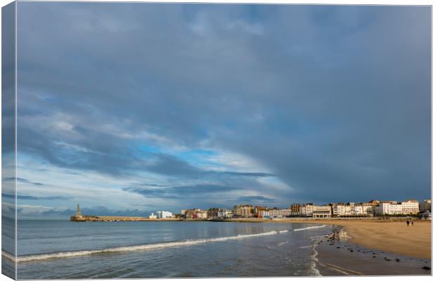 Margate Seafront in Winter, Canvas Print by John B Walker LRPS