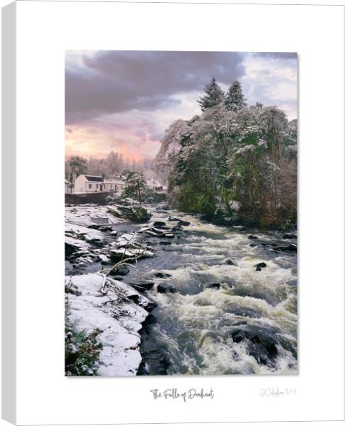 The Falls of Dochart Canvas Print by JC studios LRPS ARPS