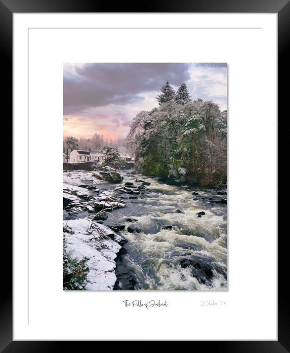 The Falls of Dochart Framed Mounted Print by JC studios LRPS ARPS