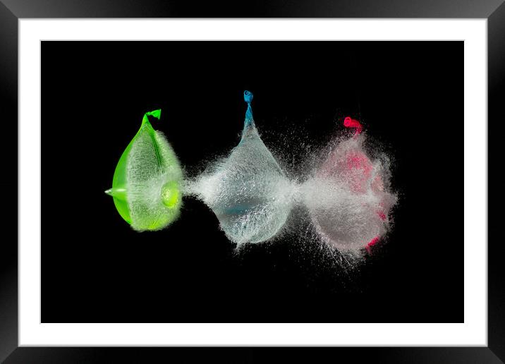 Bursting the Bubbles Framed Mounted Print by Colin Shepherd