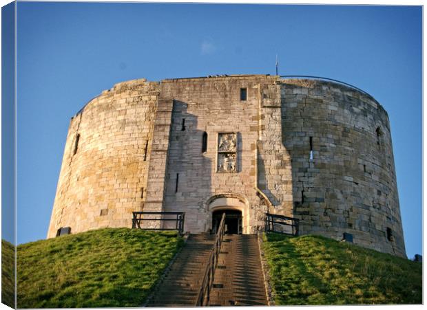 Clifford's Tower, York Canvas Print by Martin Smith