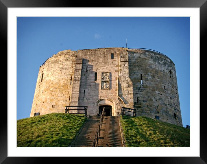Clifford's Tower, York Framed Mounted Print by Martin Smith