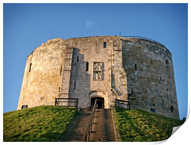 Clifford's Tower, York Print by Martin Smith
