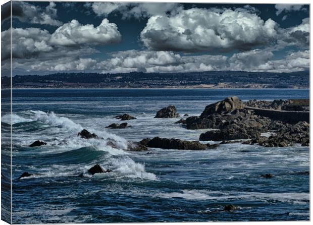 Dramatic Sea and Sky Canvas Print by Darryl Brooks