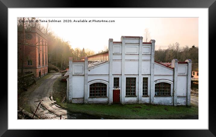Old Factory Building at Antskog Iron Works  Framed Mounted Print by Taina Sohlman