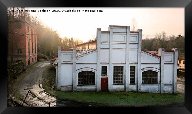Old Factory Building at Antskog Iron Works  Framed Print by Taina Sohlman