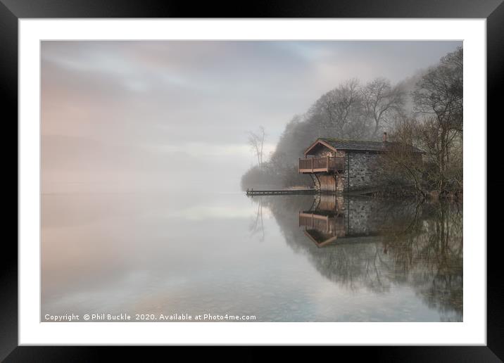 The Duke of Portland Boathouse Framed Mounted Print by Phil Buckle