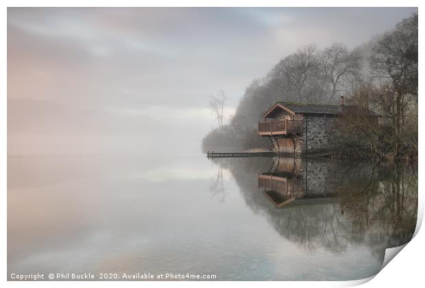 The Duke of Portland Boathouse Print by Phil Buckle