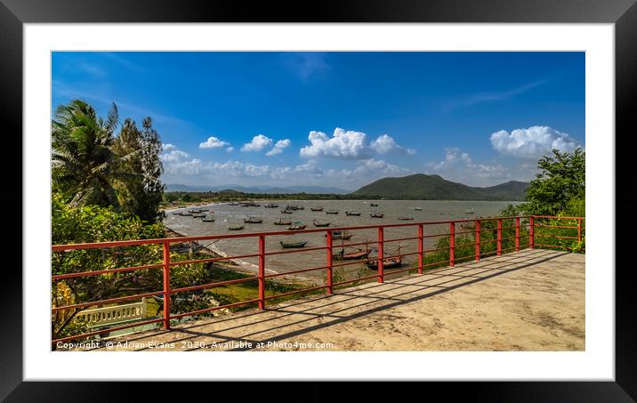 Harbour at Ao Manao Thailand Framed Mounted Print by Adrian Evans